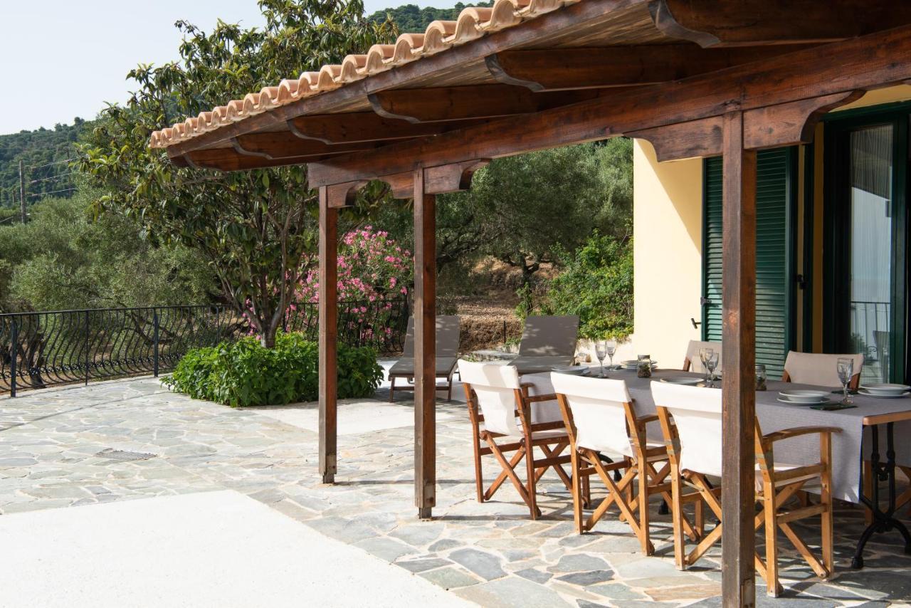 Villa Flisvos Marathias  Bagian luar foto